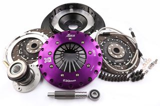 Xtreme Performance - 230mm Organic Twin Plate Clutch Kit Incl Flywheel & CSC 1200Nm