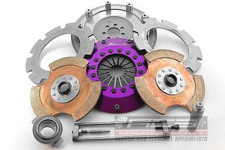 Xtreme Performance - 200mm Rigid Ceramic Twin Plate Clutch Kit Incl Flywheel 1200Nm