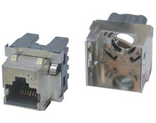 Keystone jack RJ45 FTP θωρακισμένο CAT5e FTP πρίζας KROΝΕ
