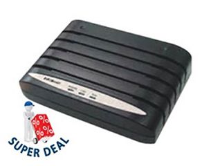 Modem ADSL2+router μικρό 1 port USB & RG45 INAM01 ISM έως 24mbps μαύρο χρώμα