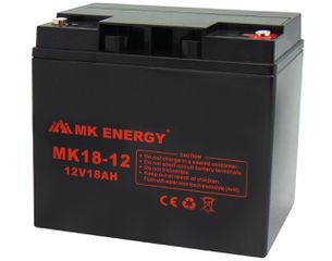 Μπαταρία μολύβδου κλειστού τύπου 12V/18Ah MK18-12 MKE κατάλληλη για πλήθος βιομηχανικών εφαρμογών