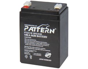 Μπαταρία μολύβδου κλειστού τύπου 12V/2.6Ah PT2.6/12 PTN από ABS κατάλληλη για βιομηχανικές εφαρμογές