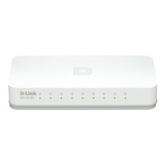 Ethernet Switch D-Link GO-SW-8E 100Mbps 8 θυρών μοντέρνο design & συμπαγείς διαστάσεις λευκό χρώμα