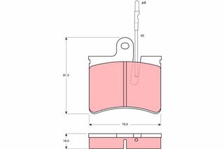 ΤΑΚΑΚΙΑ ΣΕΤ ΕΜΠΡΟΣ CITROEN GS-AXEL