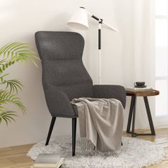 Πολυθρόνα Relax Σκούρο Γκρι Υφασμάτινη 341072