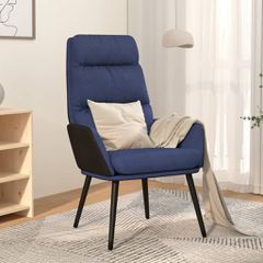 Πολυθρόνα Relax Μπλε Υφασμάτινη 341123