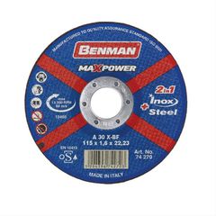 Δίσκος κοπής BENMAN Inox & Steel MaxPower
