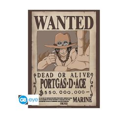 Abysse One Piece - Wanted Ace Poster Chibi (52x38cm) (GBYDCO258)