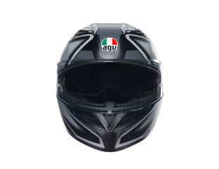 AGV K3 E2206 – COMPOUND MATT BLACK/GREY-thumb-1