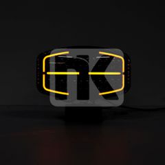 Προβολέας οβάλ FULL LED black edition-thumb-3