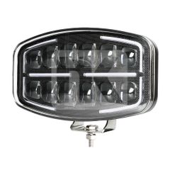 Προβολέας οβάλ FULL LED black edition
