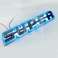 Φωτιζόμενο σήμα Scania SUPER λευκό
