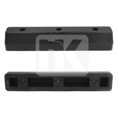Τάκος κρούσεως 250x105mm από λάστιχο με τρεις τρύπες
