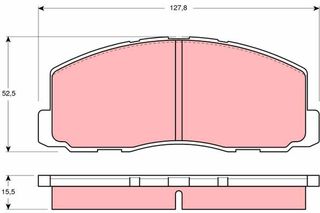 ΤΑΚΑΚΙΑ ΣΕΤ ΕΜΠΡΟΣ MITSUBISHI COLT-LANCER-SPACE WAGON-GALANT-CORDIA