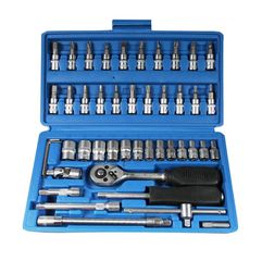 Καστάνια Και Καρυδάκια Benson 1/4″ Σετ 46 τεμ.