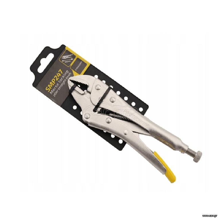 Σφιγκτήρας με Ευθύγραμμες Σιαγόνες Protechnik 180mm