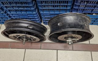 YAMAHA FZ1 2006 2012 ΖΑΝΤΕΣ ΕΜΠΡΟΣ ΠΙΣΩ ΜΕ ΔΙΣΚΟΠΛΑΚΕΣ ΓΡΑΝΑΖΙΕΡΑ ΑΞΟΝΕΣ ΑΠΟΣΤΑΤΕΣ ΚΟΜΠΛΕ ΈΤΟΙΜΑ ΓΙΑ ΜΕΤΑΤΡΟΠΗ-thumb-9