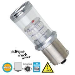 BA15S - P21W 81226 Λάμπα Αυτοκινήτου & Φορτηγού  3rd Generation Can-Bus Extreme Truck Series LED 48 SMD 4014 18W 2160lm 360° DC 12-24V IP20 Πορτοκαλί