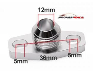 TURBO OIL FEED ADAPTER AN10-36/46mm-thumb-1