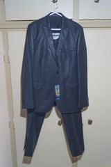 Κοστούμι Μαύρο Glou Trend (καινούργιο) - Νούμερο Παντελόνι 52-46 + Σακάκι 52