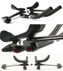 USE R1 Carbon Aerobars with integrated brakes.