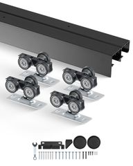 VEVOR Bypass Door Hardware 4ft Bypass Closet Door Track Kit για σύστημα 2 θυρών