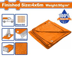 WADFOW ΜΟΥΣΑΜΑΣ ΑΔΙΑΒΡΟΧΟΣ 90gr/m2 4X6m (WTQ0946)