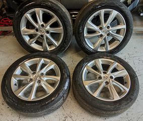 ΖΑΝΤΟΛΑΣΤΙΧΑ ΑΛΟΥΜΙΝΙΟΥ ΚΑΙ ΡΕΖΕΡΒΑ  195/55/R16 OPEL CORSA F-(2019-2023)