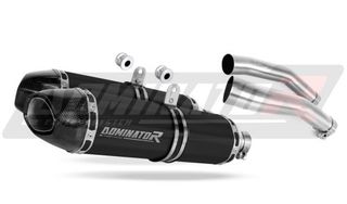 Εξατμίσεις Διπλά Τελικά Dominator HP1 Black S.Steel/Carbon End Yamaha R1 R1 RN19 2007-2008 Με Σιγαστήρες