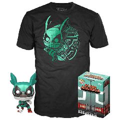 MY HERO ACADEMIA - POP N° 603 - Deku w/ Helmet Metal SE + Tee (XL)