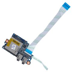 Πλακέτα Card Reader Audio Jack - Card Reader Audio Jack Board για Laptop HP ProBook 4530s SQ582UP H1Z20US H1Z19US ProBook 4535s A0X89LA A1E73EA 646292-001 με καλωδιοταινίες ( Κωδ.1-BRD213 )