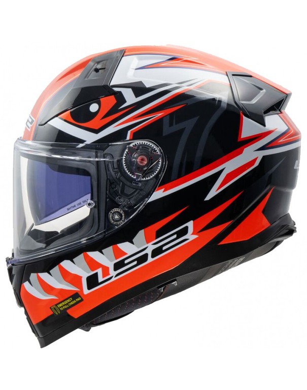 LS2 FF811 Vector II Buntri Gloss Black/Red