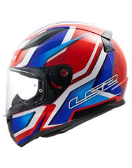 LS2 FF353 Rapid II Flitz Gloss White/Blue/Red