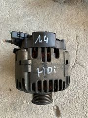 Lichtmaschine für Peugeot`206, Peugeot`207  /  Citroen C`2 , Citroen C`3 1,4L , HDI