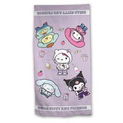 HELLO KITTY - Beach Towel 100% Cotton - 90x140cm