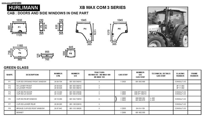 HURLIMANN XB SERIES ΓΝΗΣΙΑ ΚΡΥΣΤΑΛΛΑ ΚΑΜΠΙΝΑΣ