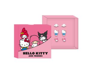 HELLO KITTY & Friends - 3 Pairs of Studs Earrings