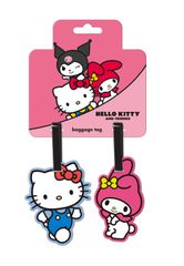 HELLO KITTY & MELODY - Luggage Tag Set - 2 Pc.