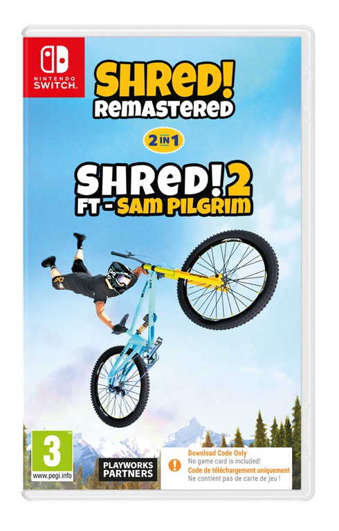Shred! Remastered & Shred! 2 Ft. Sam Pilgrim (Code in Box) / Nintendo Switch