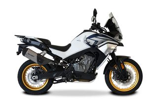 ΛΥΡΗΣ HP CORSE SPS ΤΕΛΙΚΟ ΕΞΑΤΜΙΣΗΣ CARBON SHORT TITANIUM CFMOTO 800MT, CF800SPSST-AB