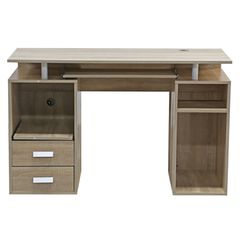 Γραφείο μελαμίνης Status Sonoma - λευκό 120x55x76cm-thumb-1