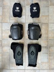 TSG Force III L + TSG Milford L + SIXSIXONE Veggie Shin L