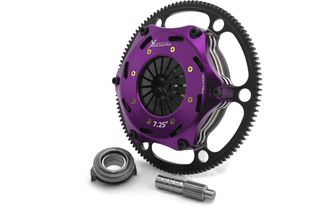 Xtreme Performance - 184mm Rigid Ceramic Twin Plate Clutch Kit Incl Flywheel 1220Nm