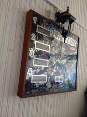 Meteor original backglass pinball