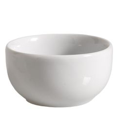 Μπωλ dip μεγάλο πορσελάνης 7cm με ύψος 4cm σε χρώμα λευκό