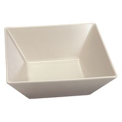 Μπωλ τετράγωνο διαστάσεων 22x22cm σε χρώμα μπεζ - ματ
