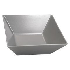 Μπωλ τετράγωνο διαστάσεων 22x22cm σε χρώμα γκρι - ματ