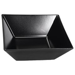 Μπωλ τετράγωνο διαστάσεων 22x22cm σε χρώμα μαύρο - ματ