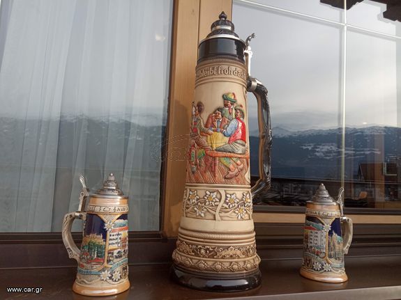 ΠΟΤΗΡΙΑ ΜΠΥΡΑΣ "STEIN" ΜΕΣΑΙΩΝΙΚΟΥ ΤΥΠΟΥ ΒΑΥΑΡΙΑΣ ΜΕ ΠΑΡΑΣΤΑΣΕΙΣ