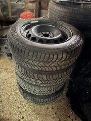 ζαντολαστιχα kia-hyundai i10- i20  14'' σιδερενιεσ ζαντες pirelli λαστιχα-thumb-1